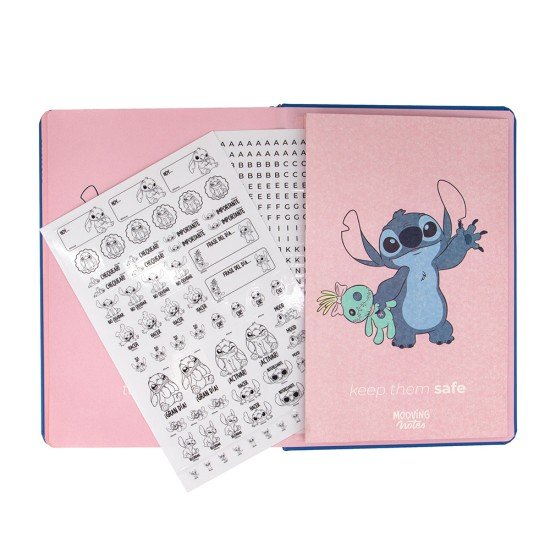 LIBRETA MOOVING 1246244 TD RAYADO 96H STITCH (2X12)