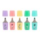 RESALTADOR PRIMAVERA 4162 MINI 5 COL PASTEL SNOOPY (48)
