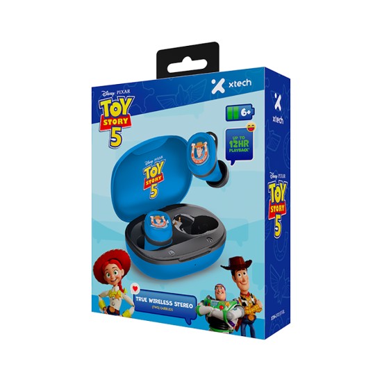AUDIFONOS XTECH XTH-D701TS-BL TOY STORY BLUETOOTH BLUE