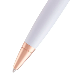 BOLIGRAFO CROSS CALAIS 11221 BLANCO ORO ROSA