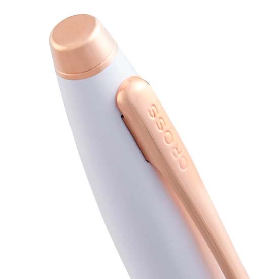 BOLIGRAFO CROSS CALAIS 11221 BLANCO ORO ROSA