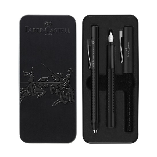 BOLIGRAFO Y PLUMA FUENTE FABER CASTELL 140983 NEGRO MATE
