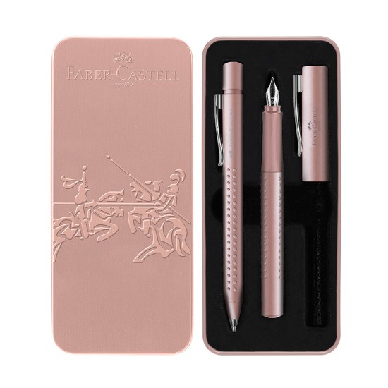 BOLIGRAFO Y PLUMA FUENTE FABER CASTELL 201539 ROSADO MATE
