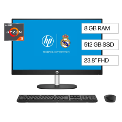 COMPUTADORA HP AIO 24-CR0233LA R3-7320U 8GB 512GB SSD W11H