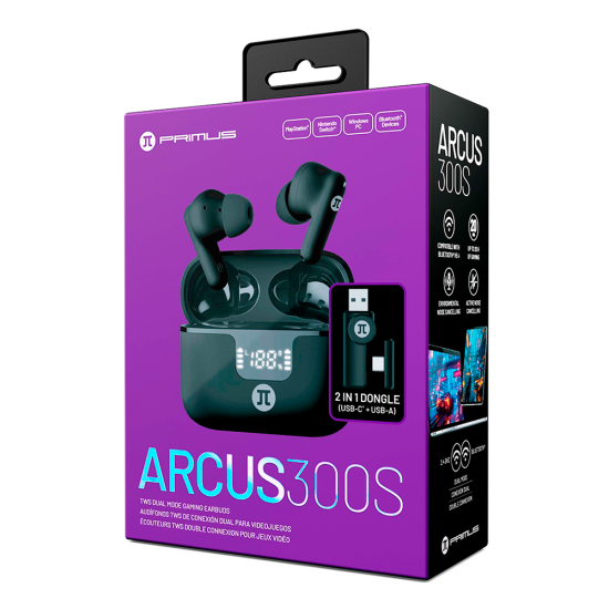 AUDIFONOS PRIMUS PWH-300BK ARCUS 300S BLUETOOTH