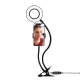 ARO DE LUZ LED ARGOM LP-9300BK USB FLEX 3.5"