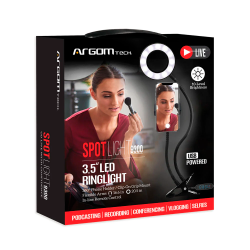 ARO DE LUZ LED ARGOM LP-9300BK USB FLEX 3.5"