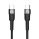 CABLE ARGOM 0073BK TIPO-C A TIPO-C 1.8MT 240W