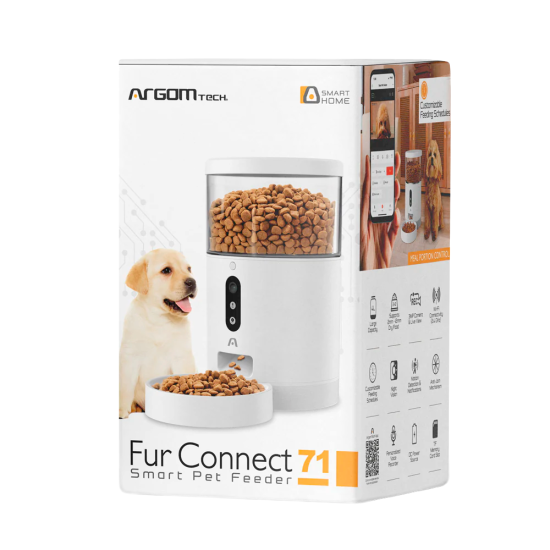 ALIMENTADOR INTELIGENTE ARGOM SV-8071WT FURCONNECT WHITE 