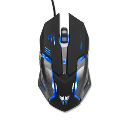 MOUSE ARGOM MS2040BK COMBAT GAMING USB BLACK
