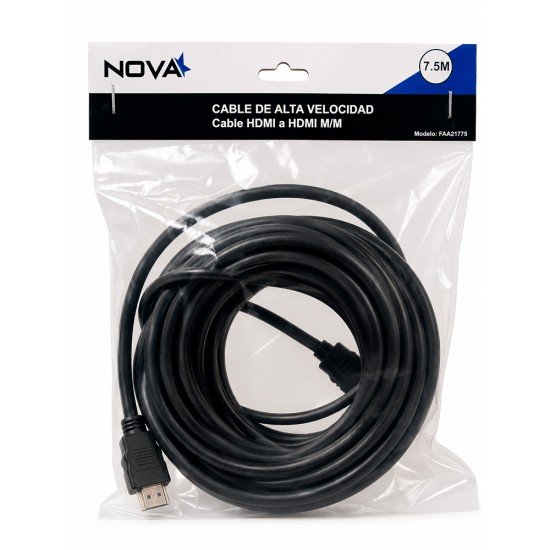 CABLE NOVA FAA21775001C HDMI A HDMI 7.5MT