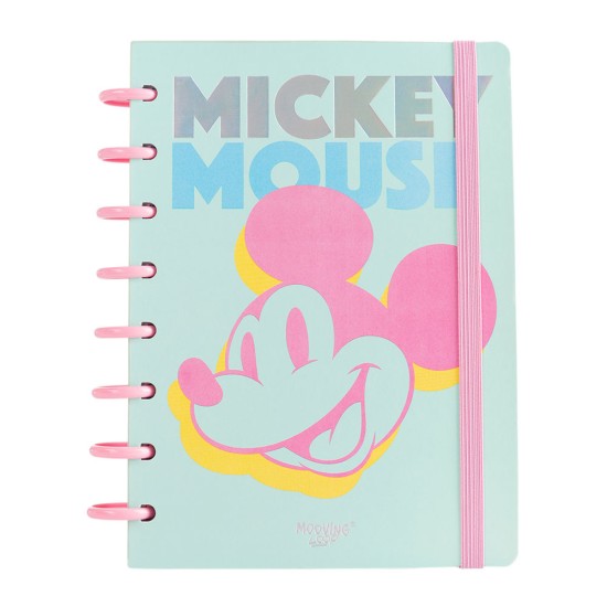 CUADERNO CON DISCO MOOVING 1721121 80H MICKEY MOUSE (2X8)