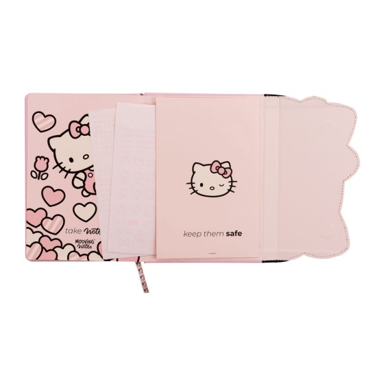 LIBRETA MOOVING 1246165 TD RAYADO 96H HELLO KITTY (2X12)