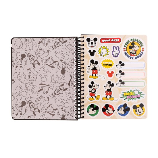 CUADERNO CON ESPIRAL MOOVING 96H TD MICKEY AND FRIENDS (4X12)