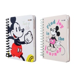 LIBRETA CON ESPIRAL MOOVING 96H TD MICKEY AND FRIENDS (8X12)