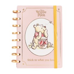 CUADERNO CON DISCO MOOVING 1721122 80H WINNIE THE POOH (2X8)