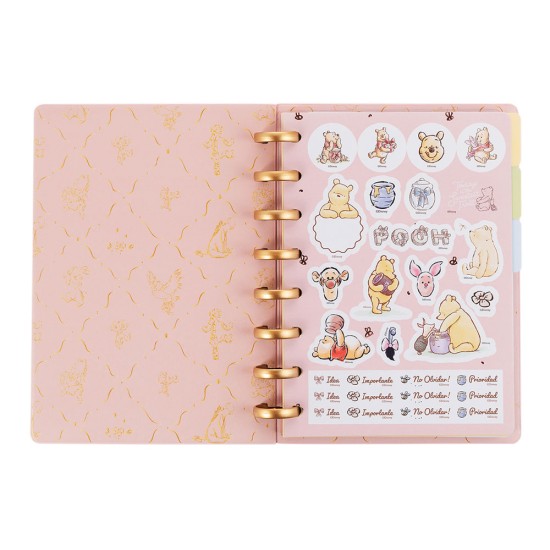 CUADERNO CON DISCO MOOVING 1721122 80H WINNIE THE POOH (2X8)