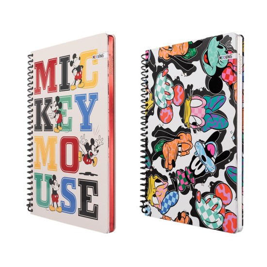 CUADERNO CON ESPIRAL MOOVING 96H TD CTA MICKEY AND FRIENDS (3X12)