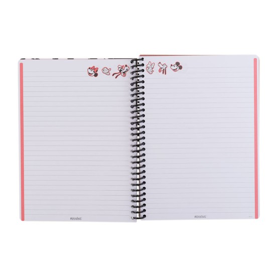 CUADERNO CON ESPIRAL MOOVING 96H TD CTA MICKEY AND FRIENDS (3X12)