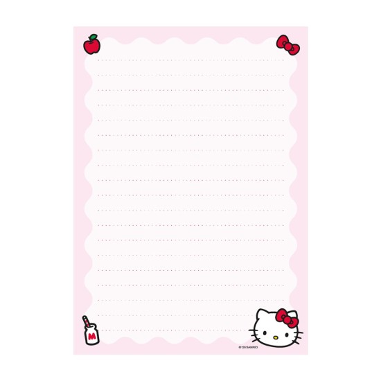 BLOCK DE NOTAS MOOVING 120H HELLO KITTY (4X12)