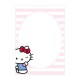 BLOCK DE NOTAS MOOVING 120H HELLO KITTY (4X12)