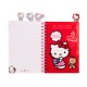 CUADERNO CON ESPIRAL MOOVING SEPARADORES HELLO KITTY (8X6)