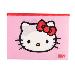 SOBRE PLASTICO MOOVING ZIPPER CTA HELLO KITTY (4X12)