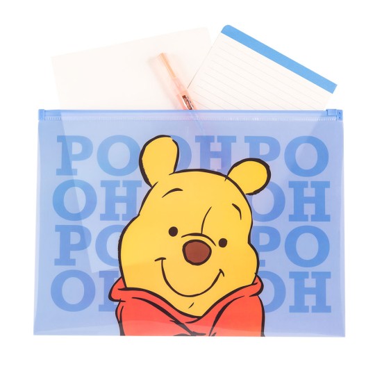 SOBRE PLASTICO MOOVING ZIPPER CTA WINNIE THE POOH (4X12)