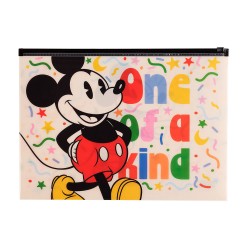 SOBRE PLASTICO MOOVING ZIPPER CTA MICKEY MOUSE (4X12)