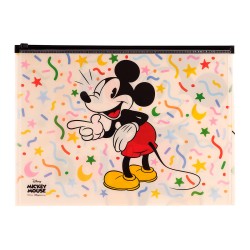 SOBRE PLASTICO MOOVING ZIPPER CTA MICKEY MOUSE (4X12)