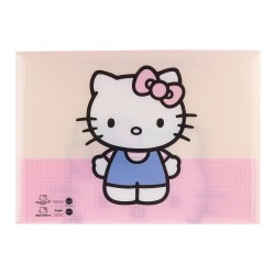 SOBRE PLASTICO MOOVING BROCHE A5 HELLO KITTY