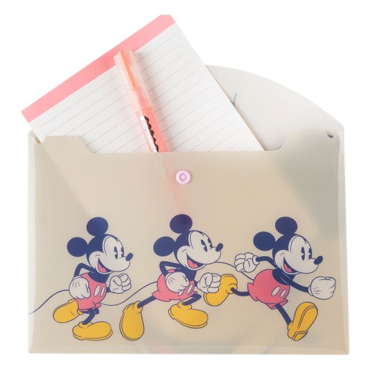 SOBRE PLASTICO MOOVING BROCHE A5 MICKEY MOUSE