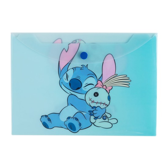SOBRE PLASTICO MOOVING BROCHE A5 STITCH