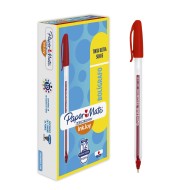BOLIGRAFO PAPER MATE KILOMETRICO ROJO CX12