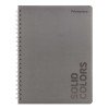 CUADERNO DOBLE ANILLO PRIMAVERA 100H TD SOLID BASIC CUADROS 5MM (6X8)