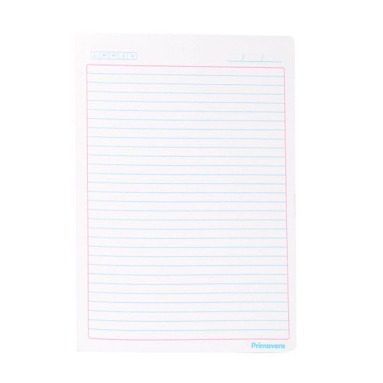 CUADERNO DOBLE ANILLO PRIMAVERA 100H TD SOLID BASIC RAYADO (6X8)