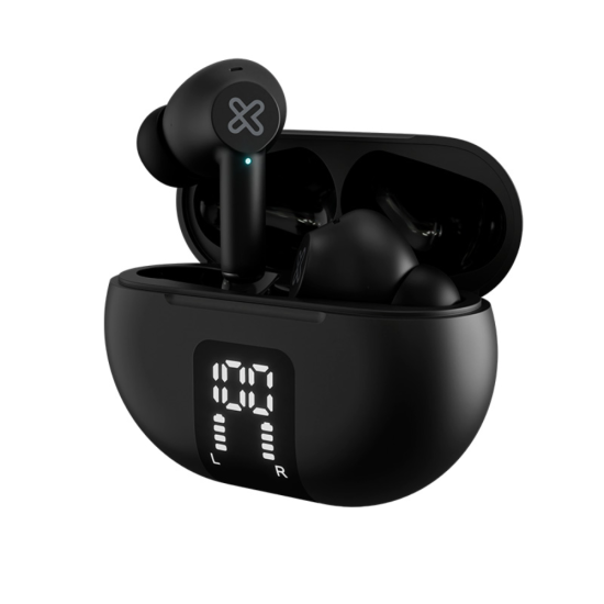 AUDIFONOS KLIPX KTE-755BK EDGE BUDS BLUETOOTH BLACK 