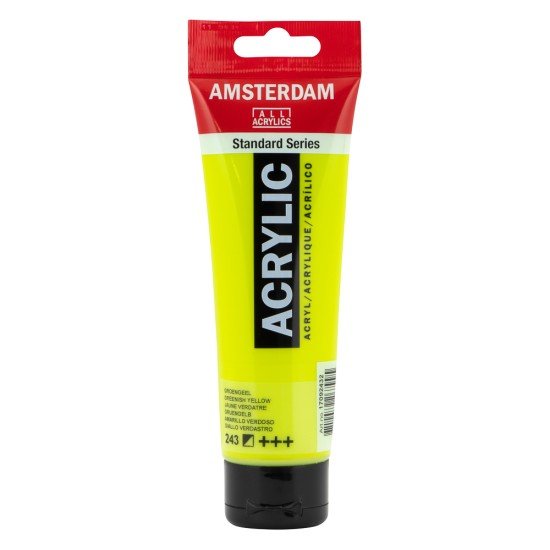 PINTURA ACRILICA AMSTERDAM 250ML 2430 VERDEISH AMARILLO