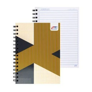 CUADERNO DOBLE ANILLO FAST 150H 1/2 CARTA SPOT (12X4)