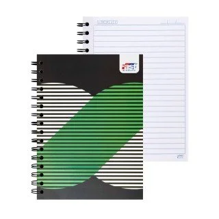 CUADERNO DOBLE ANILLO FAST 150H 1/2 CARTA SPOT (12X4)