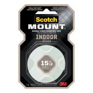 CINTA ADHESIVA SCOTCH 214H MOUNTING INTERIORES 1"X55" (24)