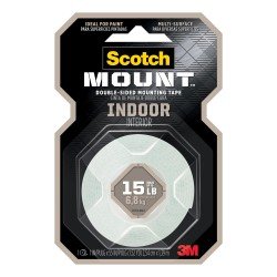 CINTA ADHESIVA SCOTCH 214H MOUNTING INTERIORES 1"X55" (24)