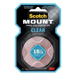 CINTA ADHESIVA SCOTCH 410H MOUNTING TRANSP 1"X60" CLARO (24)