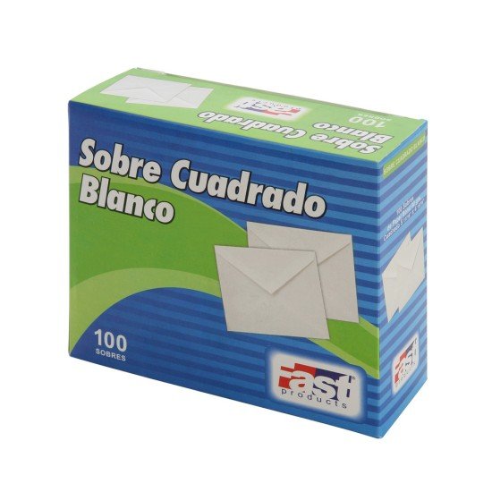 SOBRE BLANCO FAST CX100 CUADRADO BOND 75G (20)