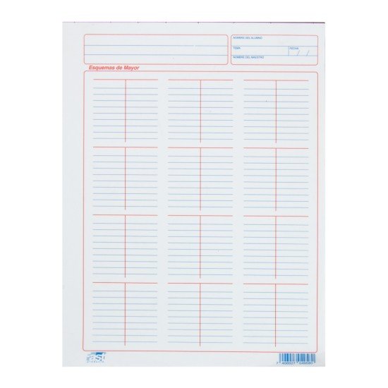 BLOCK TABULAR FAST ESQUEMA T MAYOR 50H (25)