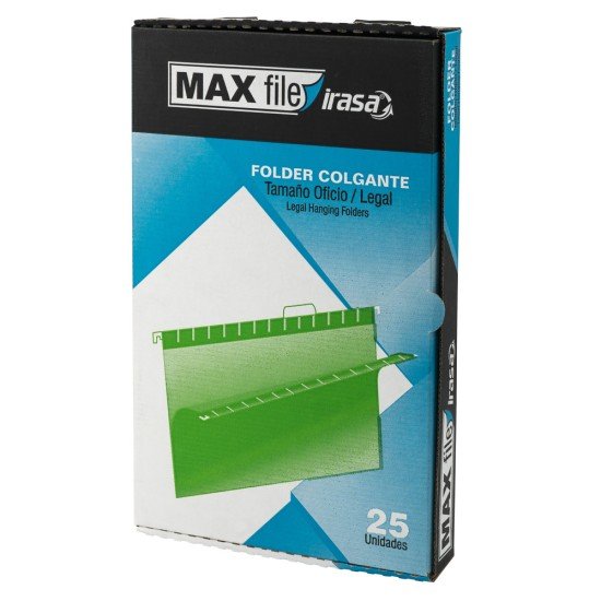 FOLDER COLGANTE IRASA CX25 OFICIO VERDE TRAD (10)