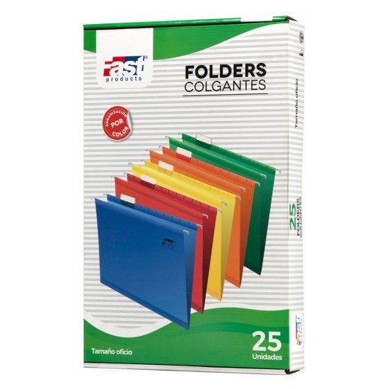 FOLDER COLGANTE FAST CX25 OFICIO 3474 ARCOIRIS 1 (10)