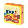 BLOCK STICKN 21012 3X3" 400H CUBO NEON (6X12)