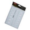 PLANTILLA  PLASTICA COX C67 CIRCULOS  (12X24)