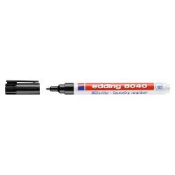 MARCADOR EDDING ROPA 8040 FINO NEGRO (10)